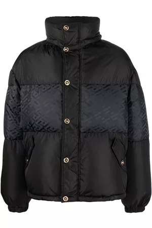 VERSACE La Greca puffer jacket