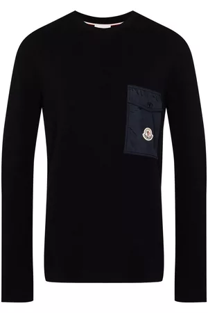 Moncler Logo-patch ribbed jumper