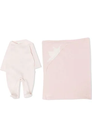 MARIE CHANTAL Two-piece cotton babygrow set