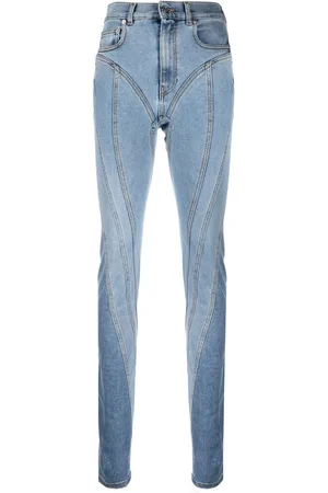 MUGLER Seam-detail skinny jeans