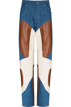 Kennel & Schmenger Panelled straight-leg jeans