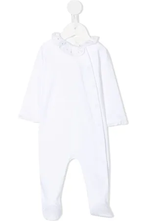 MARIE CHANTAL Ruffle-neck cotton pajama