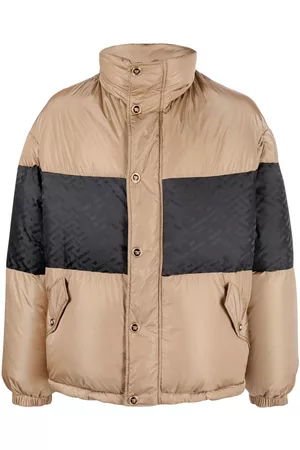 VERSACE La Greca puffer jacket