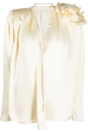 MAGDA BUTRYM Draped silk blouse