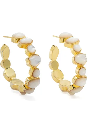 Cult Gaia Chaya pearl hoop earring