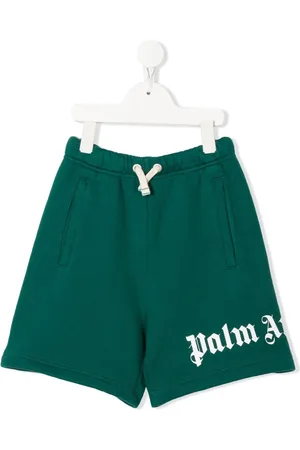 Palm Angels Logo-print sweat shorts