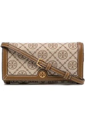 Tory Burch All-over monogram-pattern clutch bag