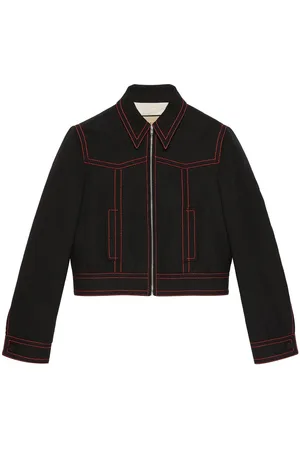 Gucci Exposed stitch bomber jacket