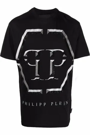 Philipp Plein Embellished-logo T-shirt