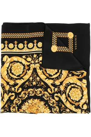 VERSACE Baroque print scarf