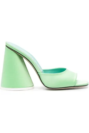 The Attico Luz 120mm block-heel sandals