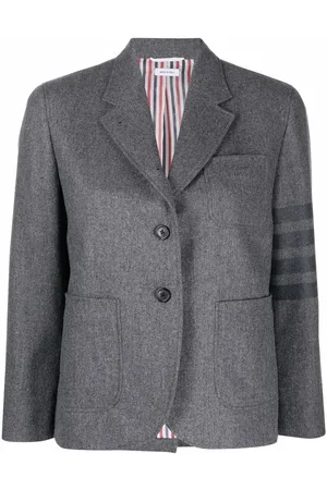 Thom Browne 4-Bar stripe single-breasted blazer