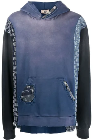 Alchemist Men Sweatshirts - Panelled cotton hoodie