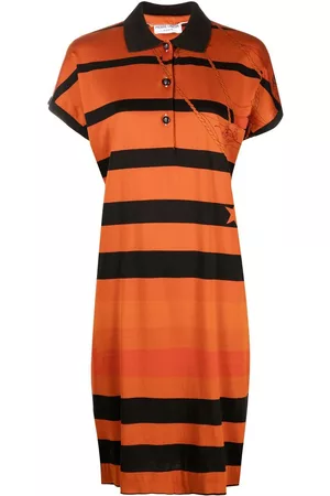 Pierre Cardin 1980s striped polo dress