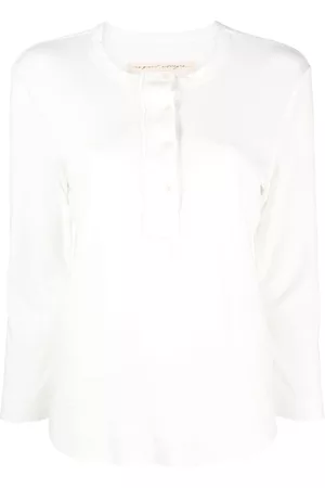 RAQUEL ALLEGRA Henley long-sleeved T-shirt