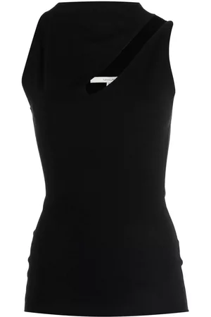 MANURI Bambina asymmetrical-neckline top