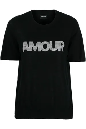 Zadig & Voltaire Logo-print cashmere top