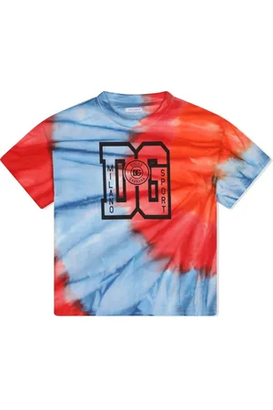 Dolce & Gabbana DG-logo tie-dye T-shirt