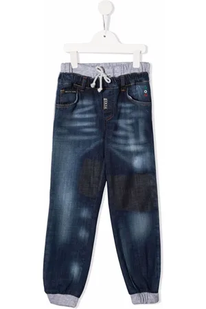 Philipp Plein Drawstring-waist jeans