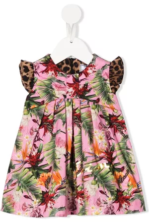 Philipp Plein Floral-print sleeveless smock dress
