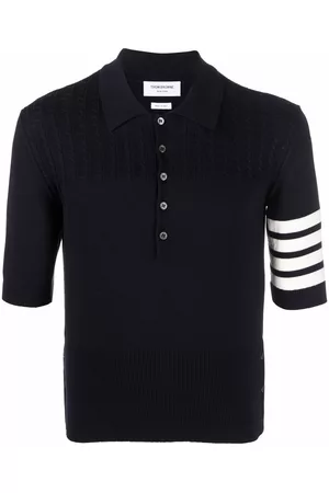 Thom Browne 4-Bar jersey polo shirt