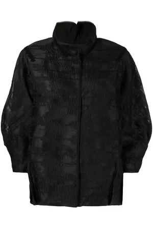 SHIATZY CHEN Full-jacquard stand-up collar jacket