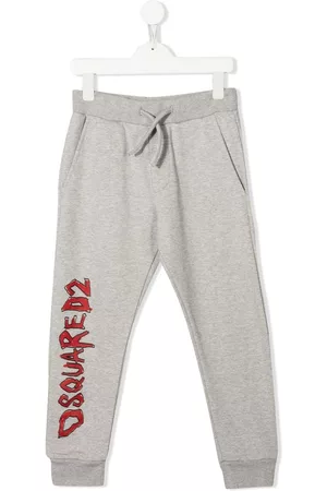Dsquared2 Logo-print mélange-effect track pants