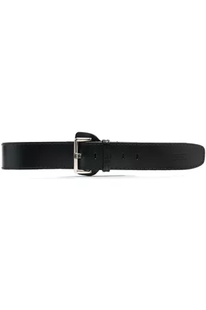 Gianfranco Ferré 1990s D-buckle leather belt