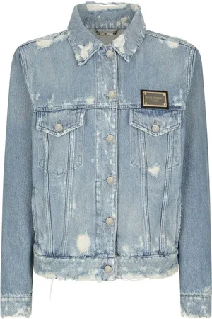 Dolce & Gabbana Logo-tag denim jacket