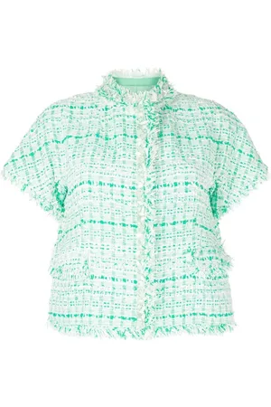 SHIATZY CHEN Bead-embellished tweed jacket