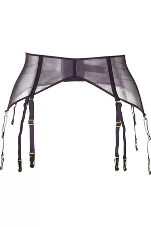 MAISON CLOSE Sheer garter belt