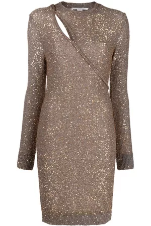 Stella McCartney Sequin-embellished knitted dress
