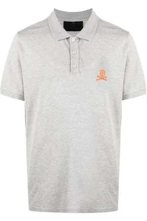 Philipp Plein Skull-print short-sleeved polo shirt