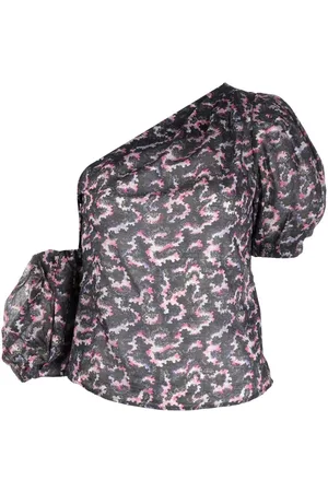 Marant Etoile Liddy asymmetric cotton top