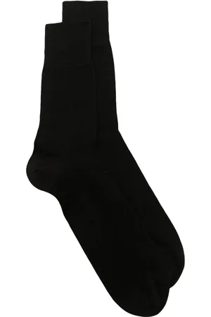 Falke Men Socks - Intarsia-knit logo cotton socks
