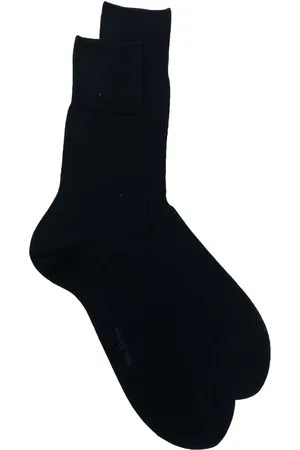 Falke Intarsia-knit logo cotton socks