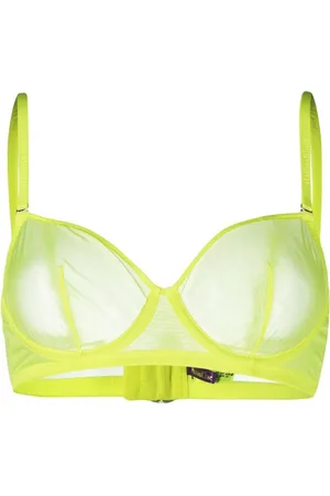 MAISON CLOSE Sheer balconette bra