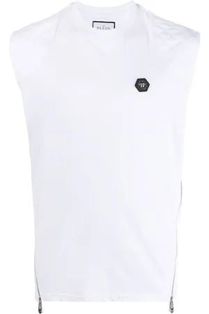 Philipp Plein Hexagon quilted vest
