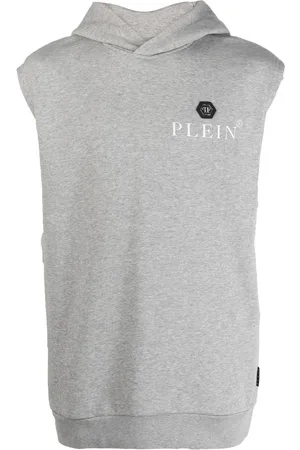 Philipp Plein Hexagon sleeveless hoodie