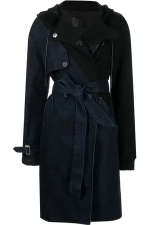 RTA Belinda denim trench coat