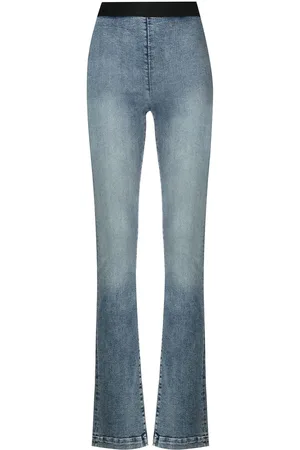 RTA Lais slim-leg denim trousers