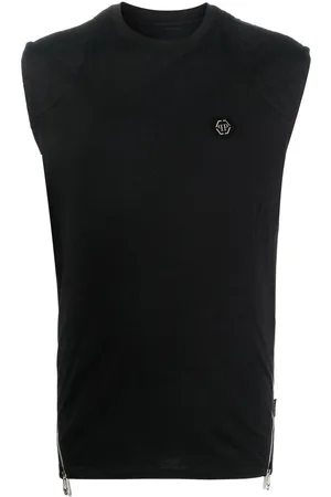 Philipp Plein Hexagon quilted vest