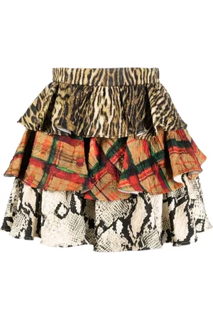 Roberto Cavalli Layered short skirt