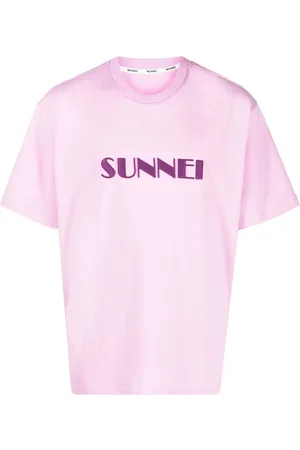 SUNNEI Embroidered-logo cotton T-shirt