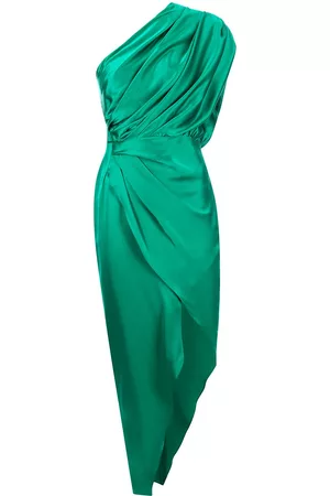 Michelle Mason Asymmetric open back dress