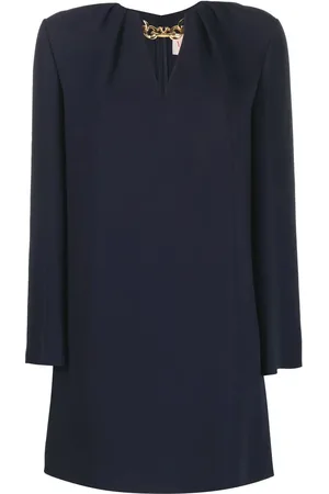 VALENTINO GARAVANI VLogo chain shift dress