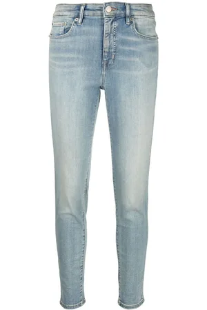 Ralph Lauren Faded skinny ankle jeans