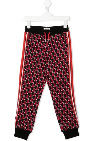 Lanvin All-over monogram-print track pants