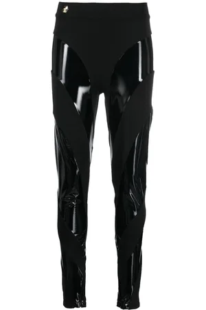 Philipp Plein Contrasting panel leggings