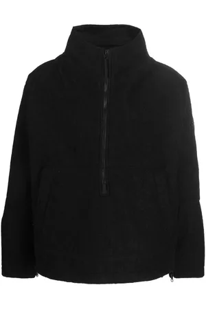 Stone Island High neck cotton zip-up jacket